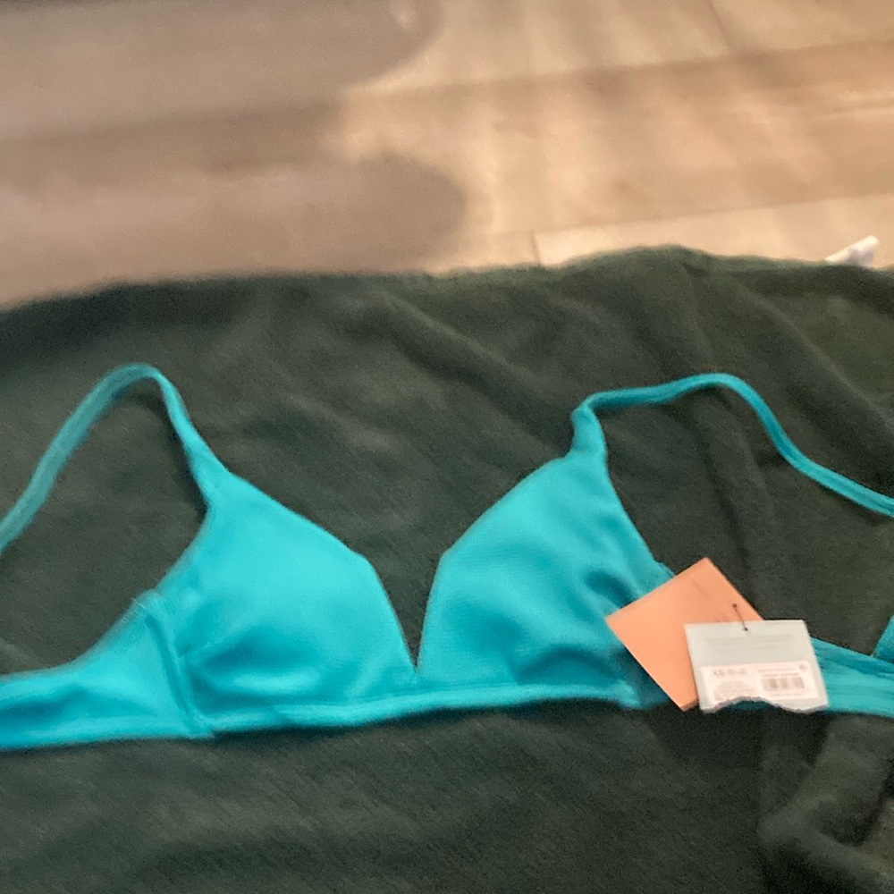 Target Teal Bikini Top